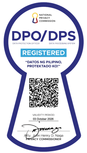 Halcyon Health Network, Inc. National Privacy Commission COR Seal